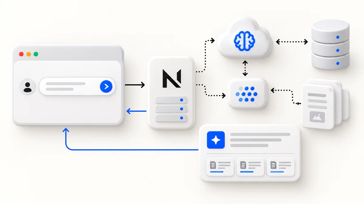 تصویر مقاله آموزش ساخت RAG در Next.js با Embedding API پاستا
